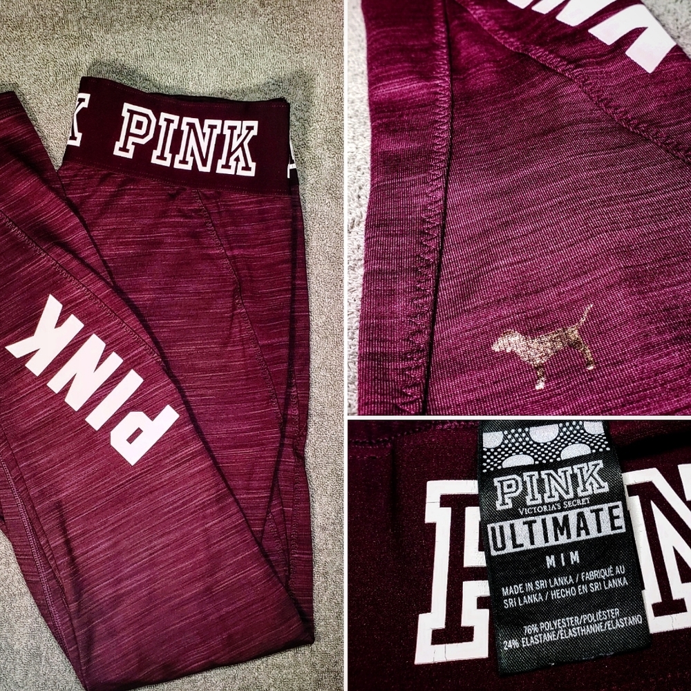 MARRON YOGA PANTS BY VICTORIA SECRET PINK